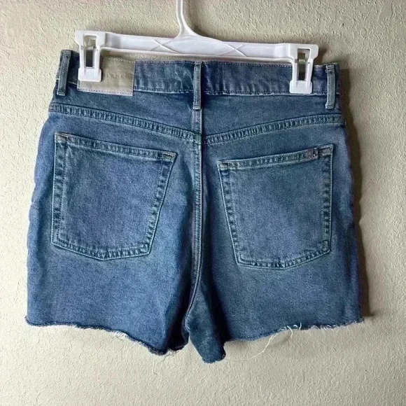 Everlane the Way high denim shorts size 26 - Picture 2 of 5